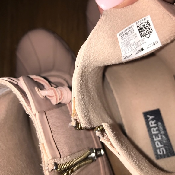 blush sperry duck boots